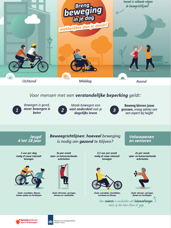 Bewegen voor mensen met een verstandelijke beperking